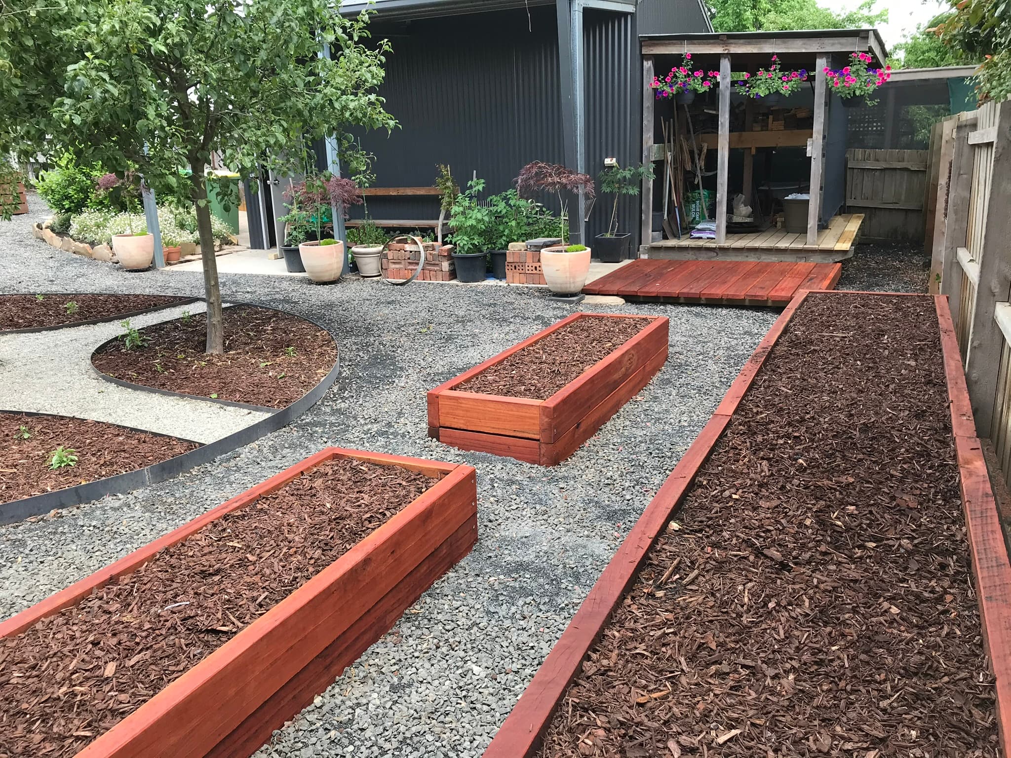 Courtyard Kitchen Garden